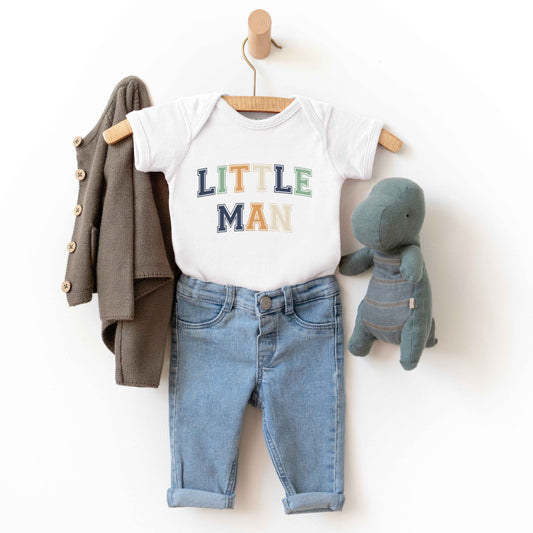 Little Man Bold | Baby Graphic Short Sleeve Onesie