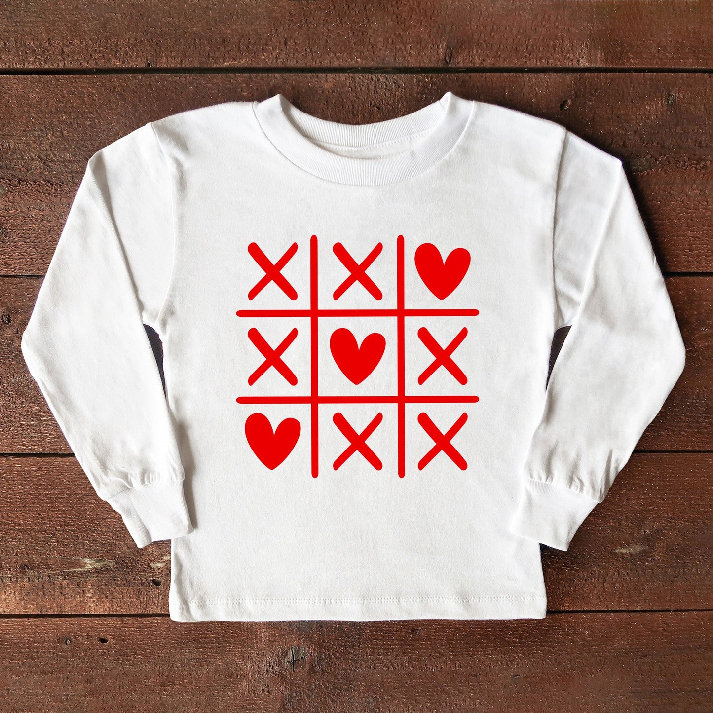 Tic Tac Heart | Youth Graphic Long Sleeve Tee