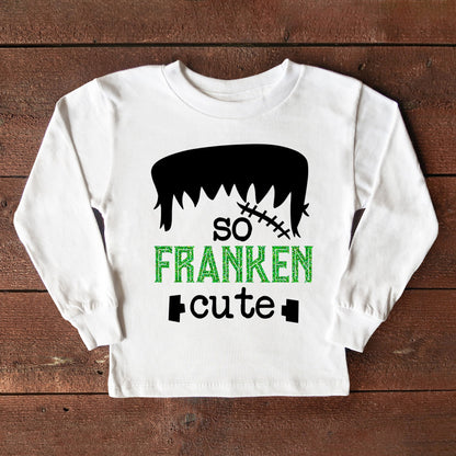 So Franken Cute Glitter | Youth Graphic Long Sleeve Tee