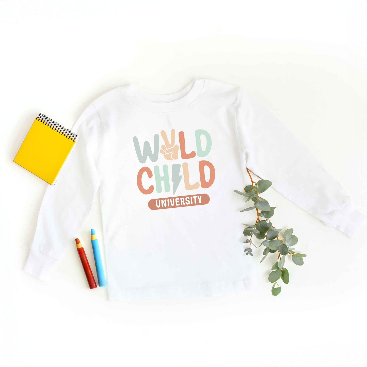 Wild Child Peace | Toddler Graphic Long Sleeve Tee