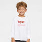 Hugs And Kisses | Toddler Graphic Long Sleeve Tee