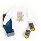 Be A Kind Human Lightning Bolt | Youth Graphic Long Sleeve Tee