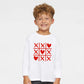 Tic Tac Heart | Toddler Graphic Long Sleeve Tee