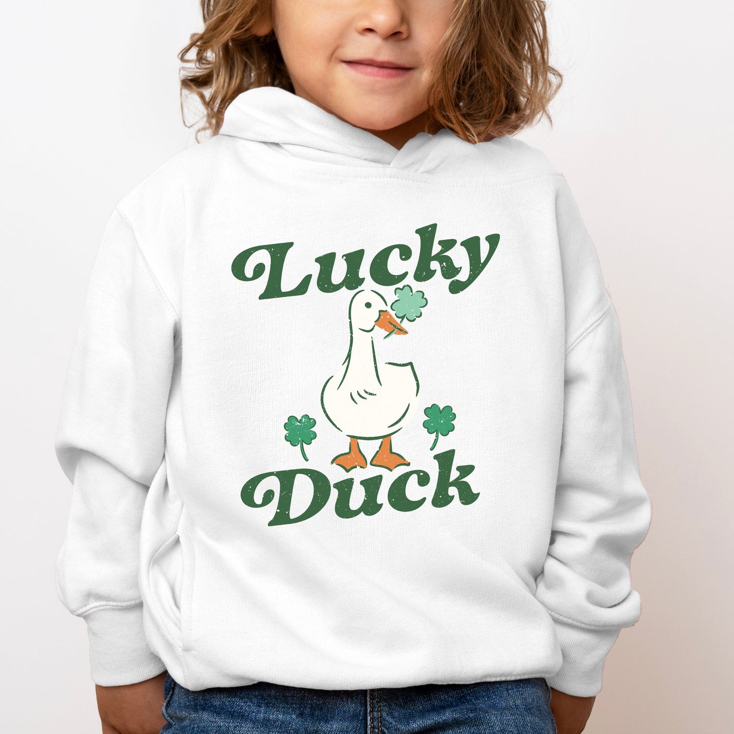 Lucky Duck | Toddler Graphic Hoodie