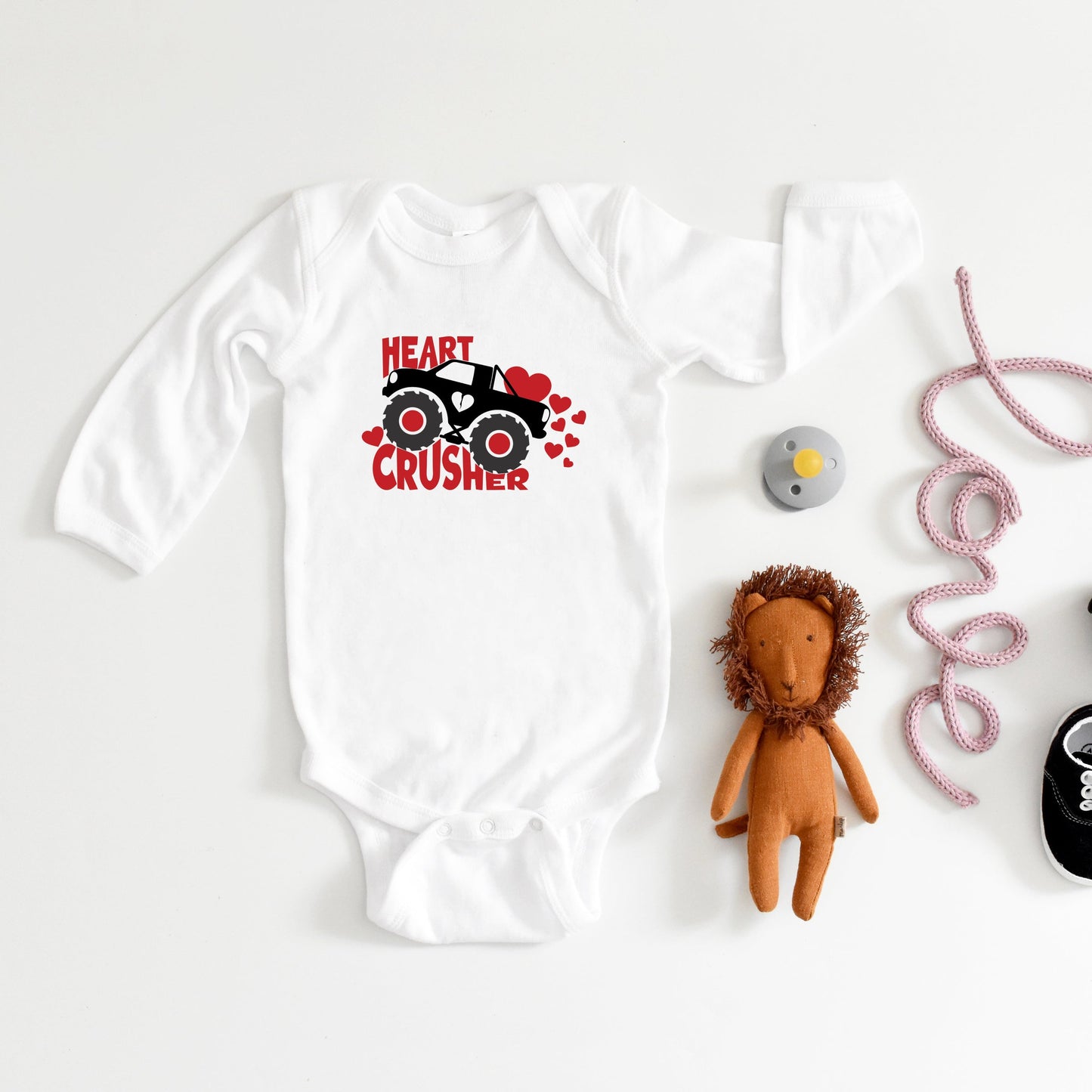 Heart Crusher | Baby Graphic Long Sleeve Onesie