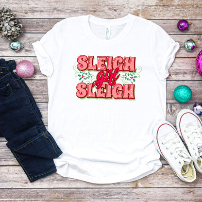 Sleigh Girl Sleigh | Youth Graphic Short Sleeve Tee