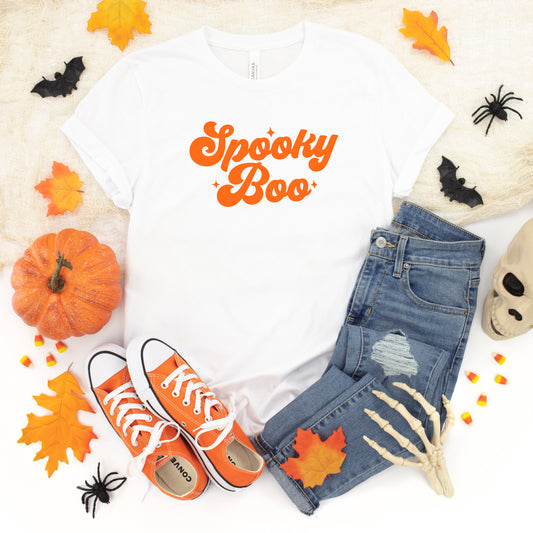 Spooky Boo Stars | Youth Graphic Short Sleeve Tee