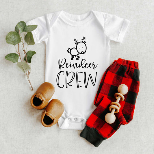 Reindeer Crew | Baby Graphic Short Sleeve Onesie