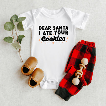 I Ate Your Cookies | Baby Graphic Short Sleeve Onesie