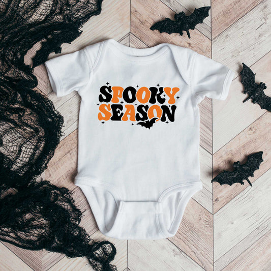 Retro Spooky Season | Baby Graphic Short Sleeve Onesie