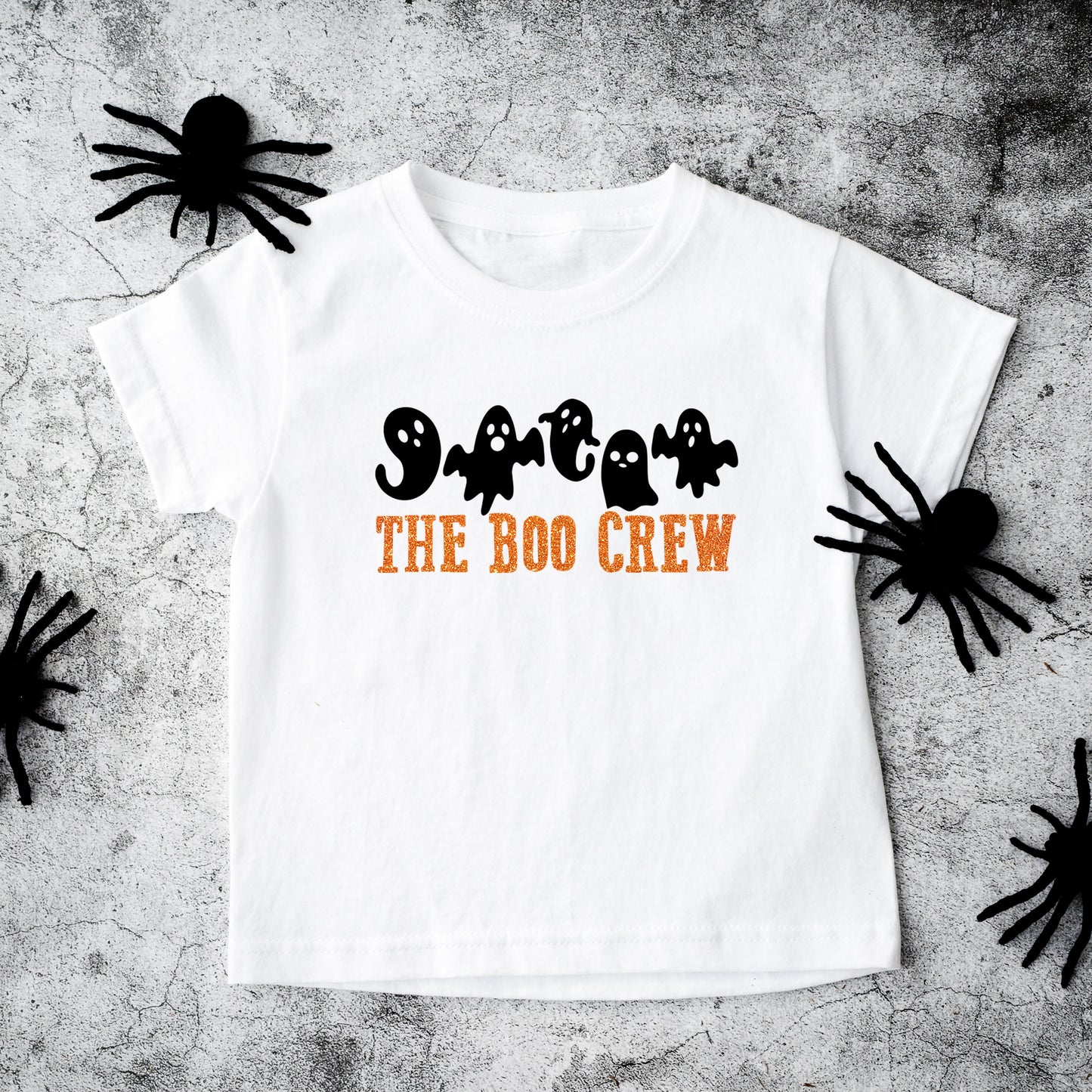 The Boo Crew Glitter | Youth Graphic Short Sleeve Tee