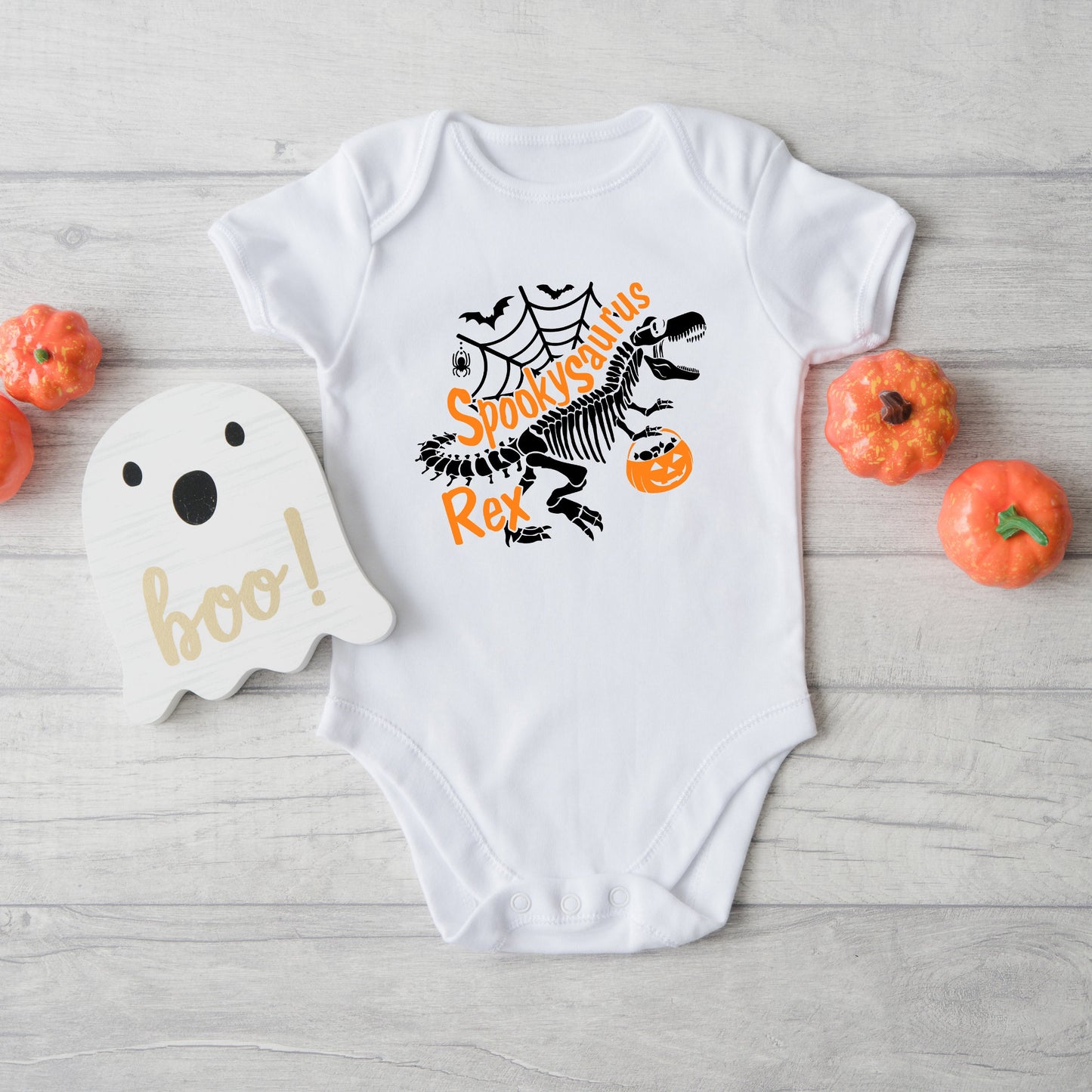 Spookysaurus | Baby Graphic Short Sleeve Onesie