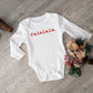 Falalala Puff Print | Baby Graphic Long Sleeve Onesie