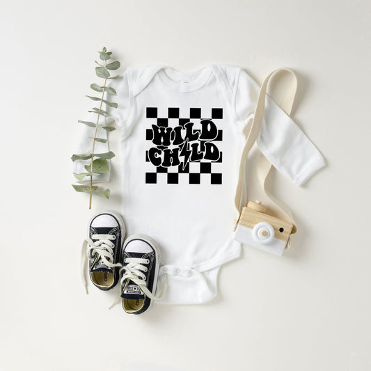 Wild Child Lightning Bolt | Baby Long Sleeve Onesie