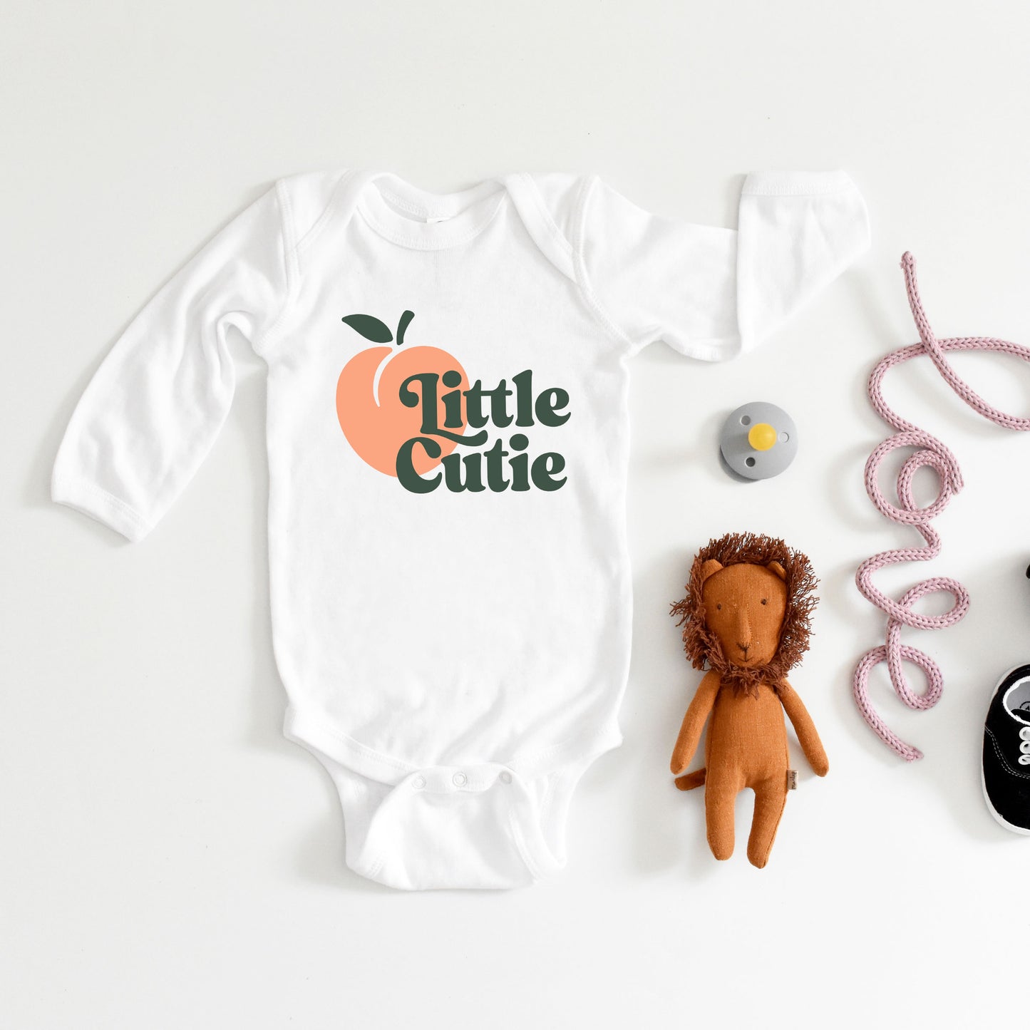 Little Cutie | Baby Long Sleeve Onesie