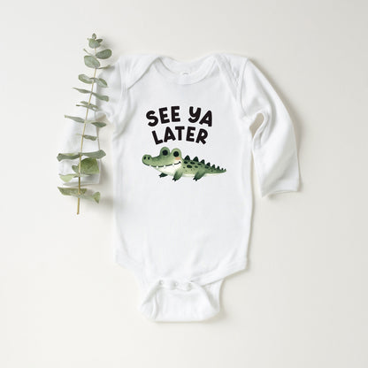 See You Later Alligator | Baby Graphic Long Sleeve Onesie