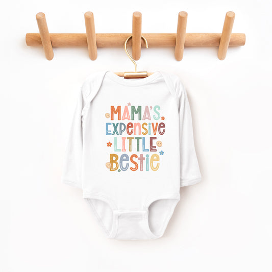 Mama's Expensive Bestie | Baby Long Sleeve Onesie