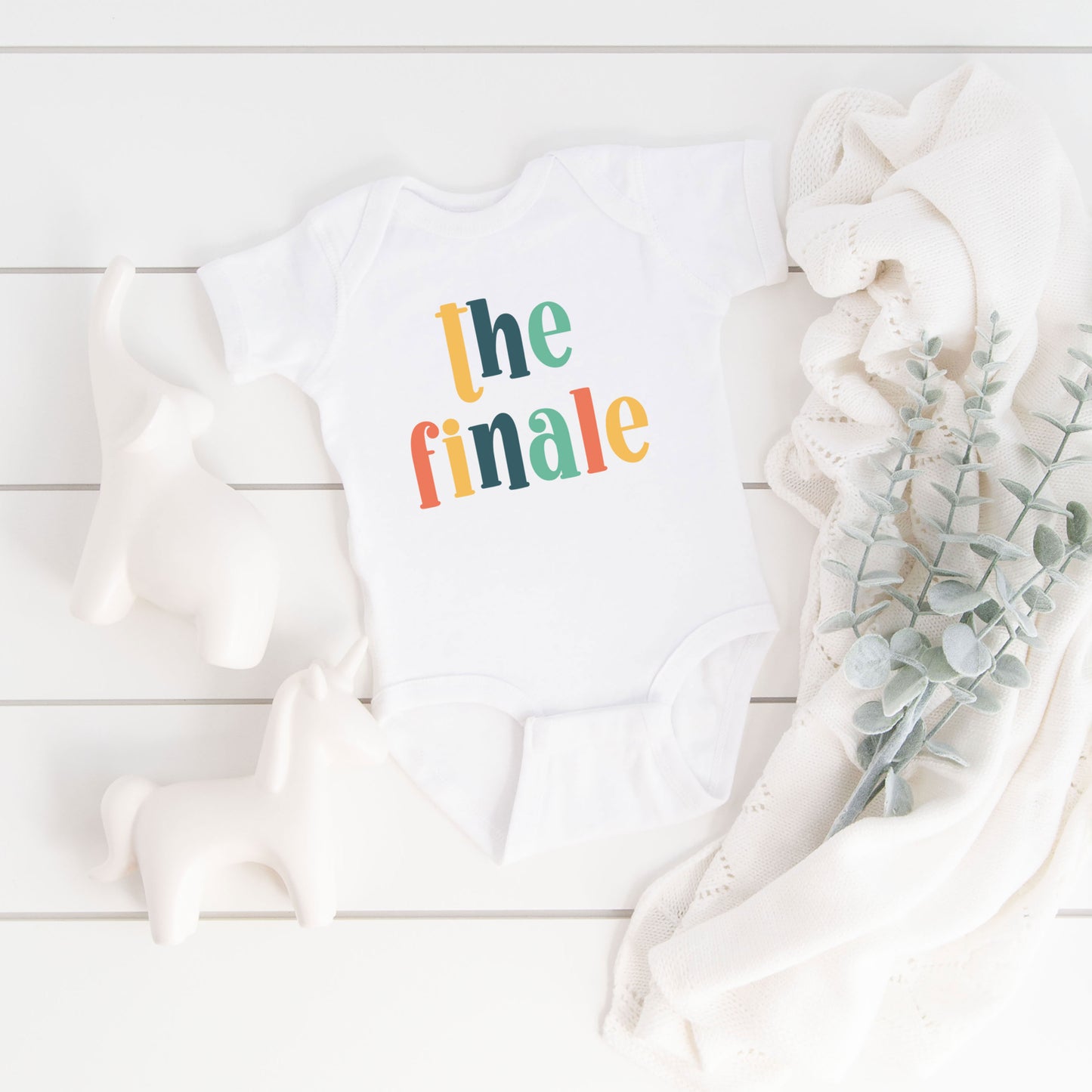 The Finale Colorful | Baby Graphic Short Sleeve Onesie