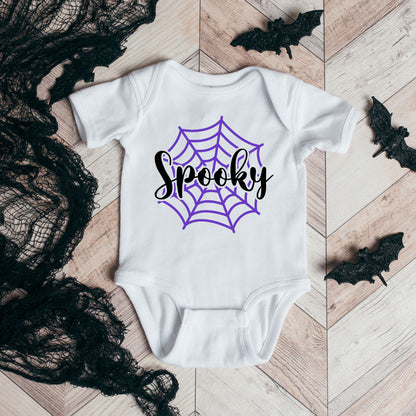 Spooky Web | Baby Graphic Short Sleeve Onesie