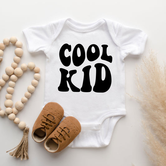 Cool Kid Wavy | Baby Graphic Short Sleeve Onesie