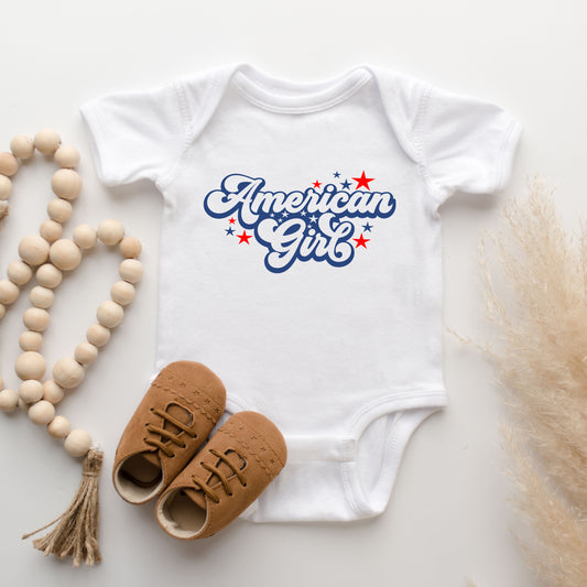 American Girl Retro Stars | Baby Graphic Short Sleeve Onesie