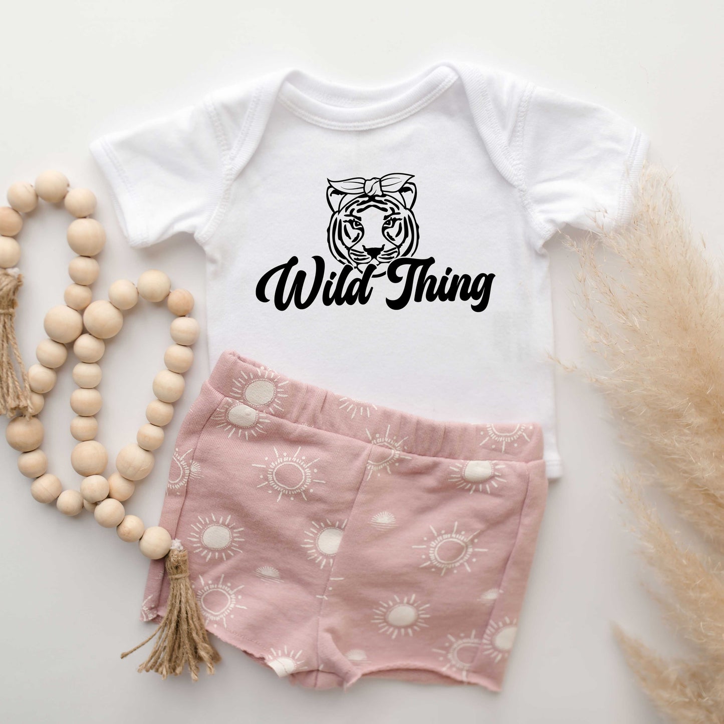 Wild Thing Tiger | Baby Graphic Short Sleeve Onesie