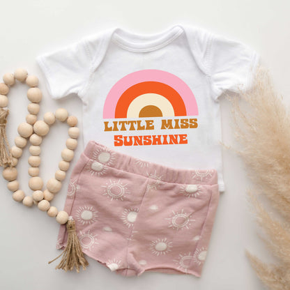 Little Miss Sunshine | Baby Graphic Short Sleeve Onesie