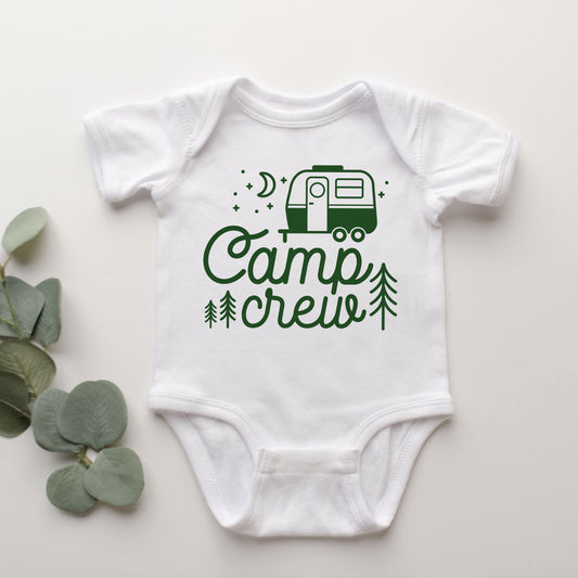 Camp Crew Camper | Baby Graphic Short Sleeve Onesie