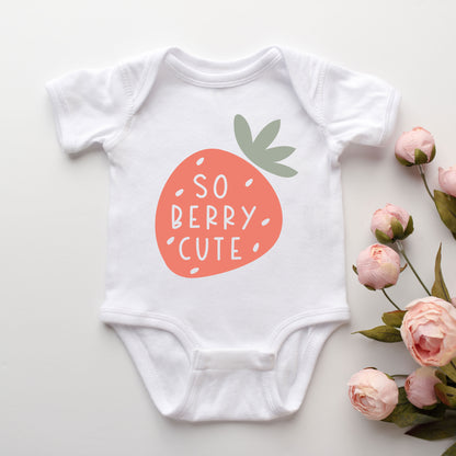 So Berry Cute Kids | Baby Graphic Short Sleeve Onesie