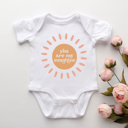 You Are My Sunshine Kids | Baby Graphic Short Sleeve Onesie