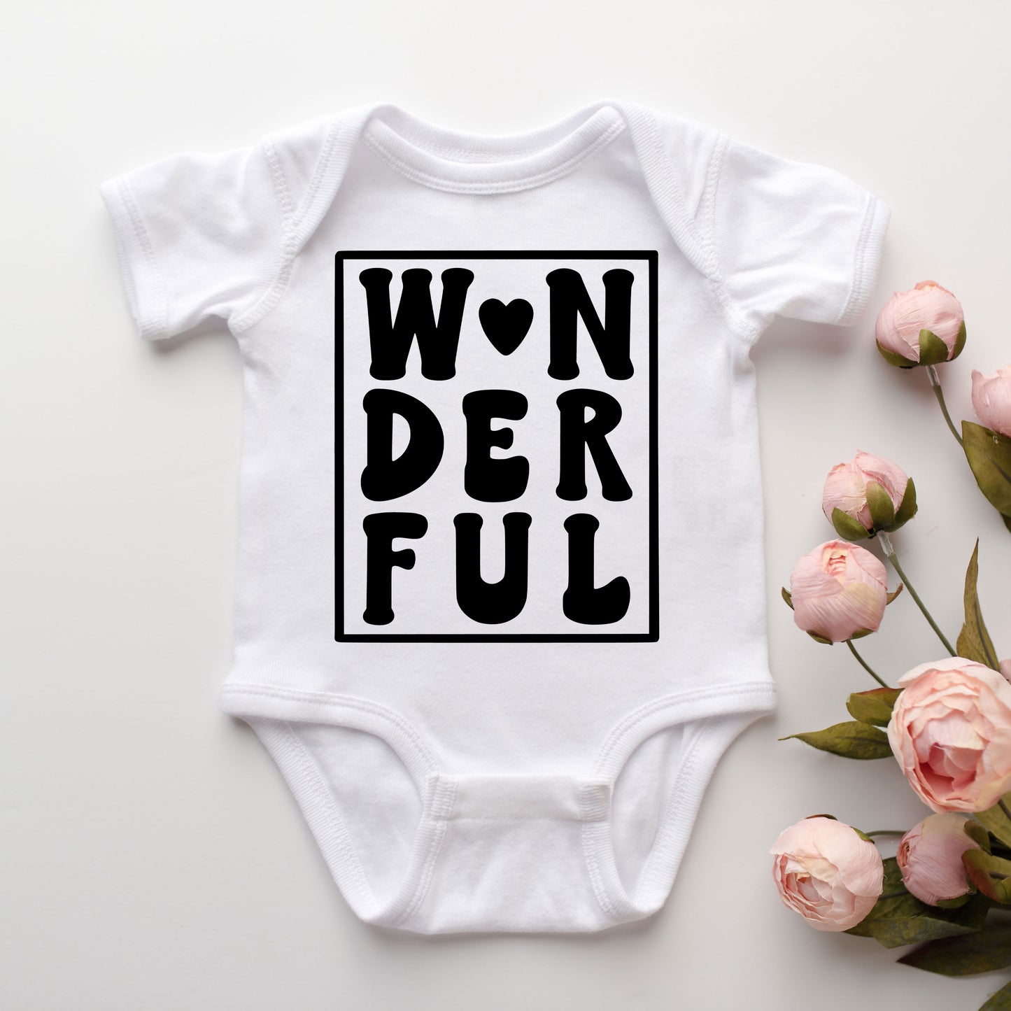 Wonderful Block | Baby Graphic Short Sleeve Onesie