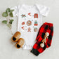 Christmas Collage | Baby Graphic Short Sleeve Onesie