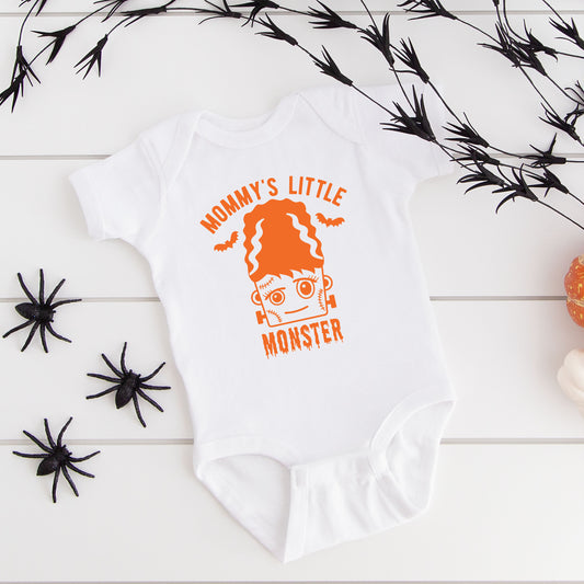 Mommy's Little Monster Girl | Baby Graphic Short Sleeve Onesie