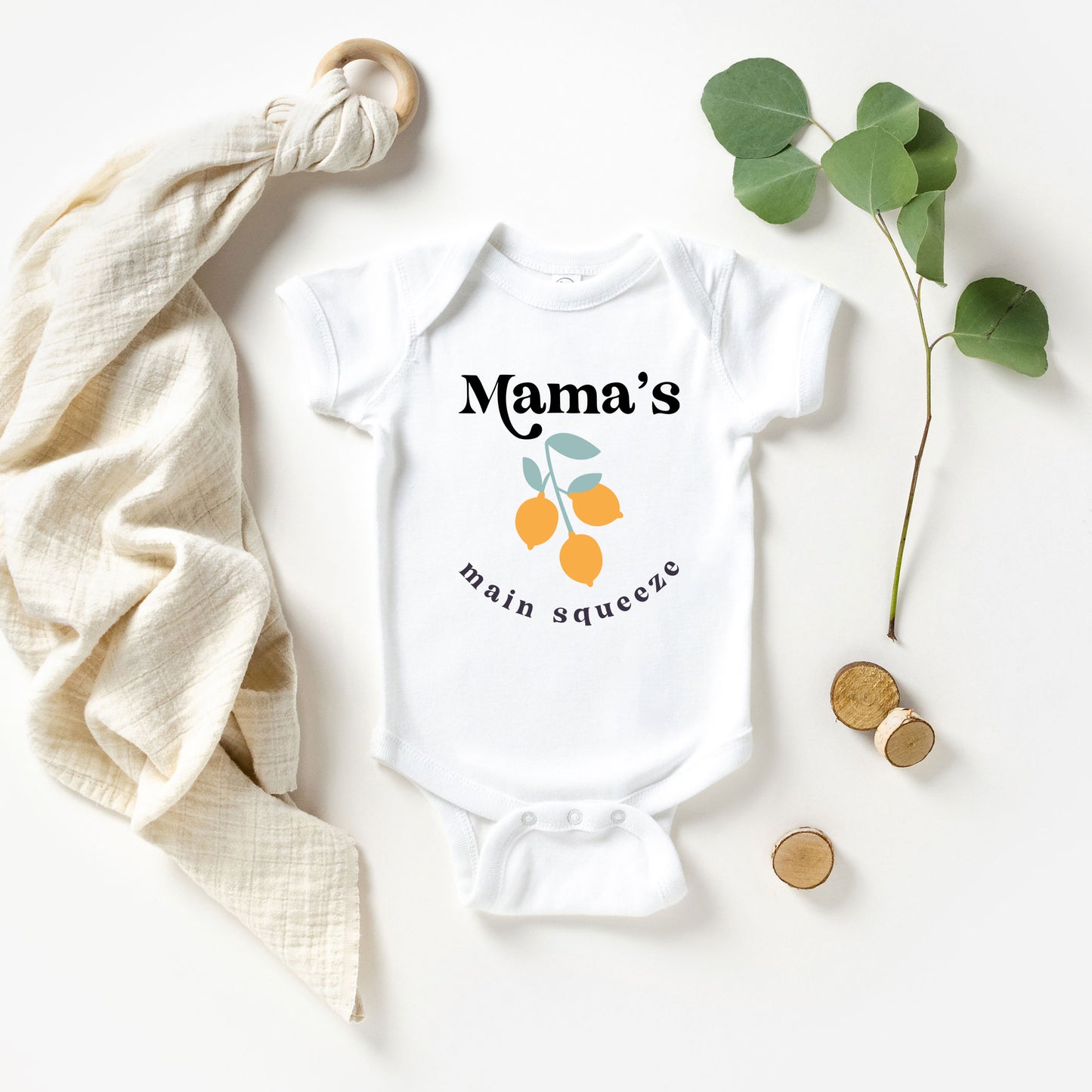 Mama's Main Squeeze | Baby Graphic Short Sleeve Onesie