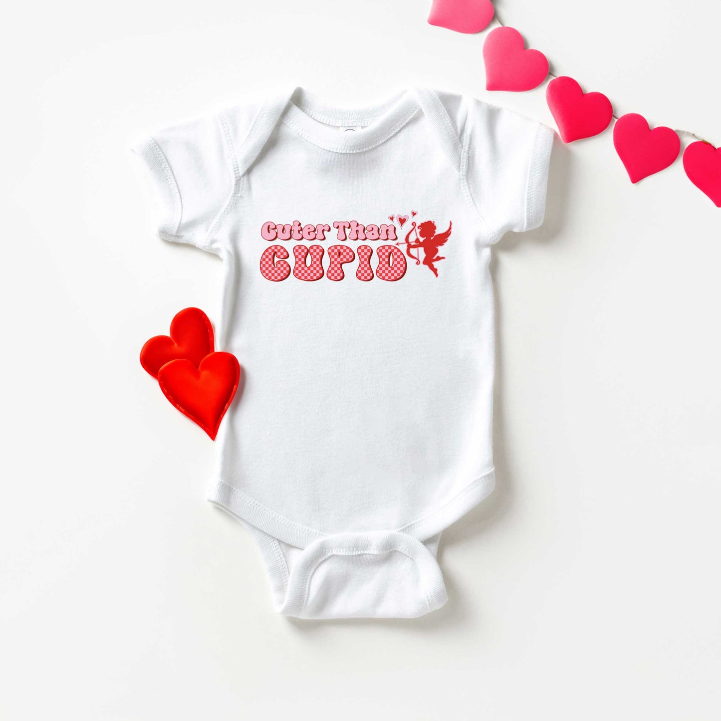 Cuter Than Cupid | Baby Graphic Short Sleeve Onesie