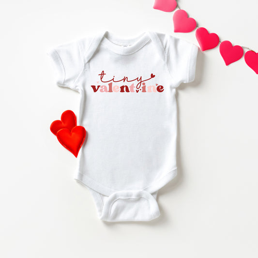 Tiny Valentine | Baby Graphic Short Sleeve Onesie