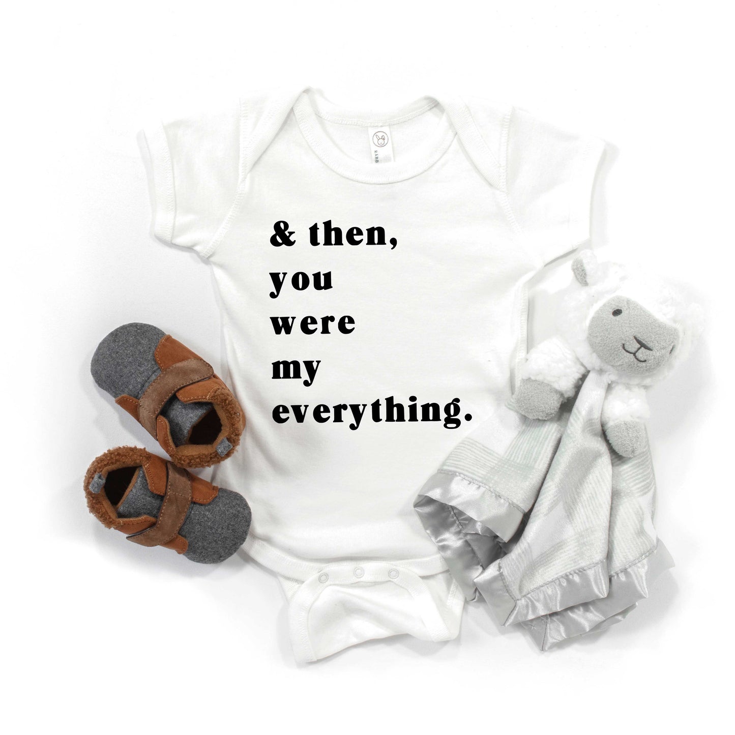 You Were My Everything | Baby Graphic Short Sleeve Onesie