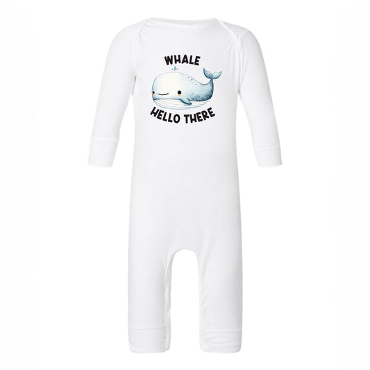 Whale Hello There | Baby Graphic Romper