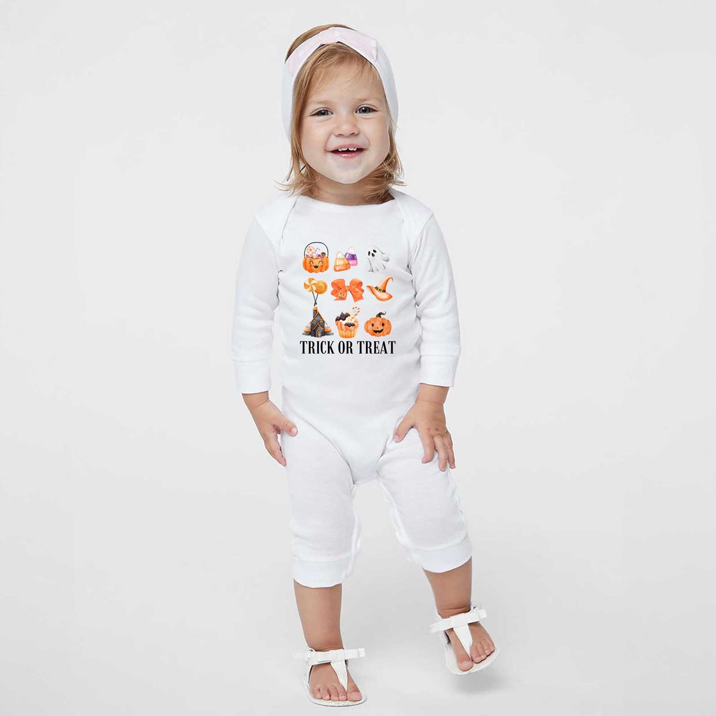 Trick Or Treat Chart | Baby Graphic Romper