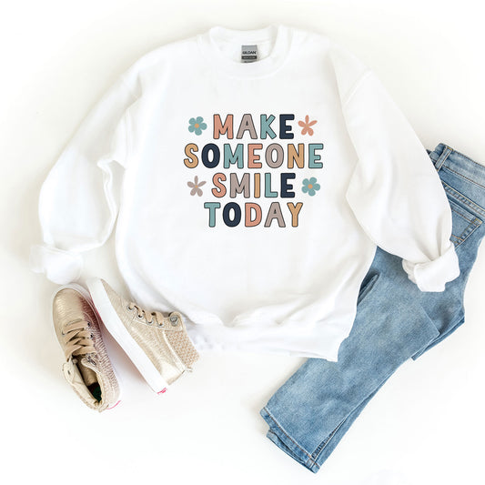 Make Someone Smile Today | Youth Graphic Sweatshirt