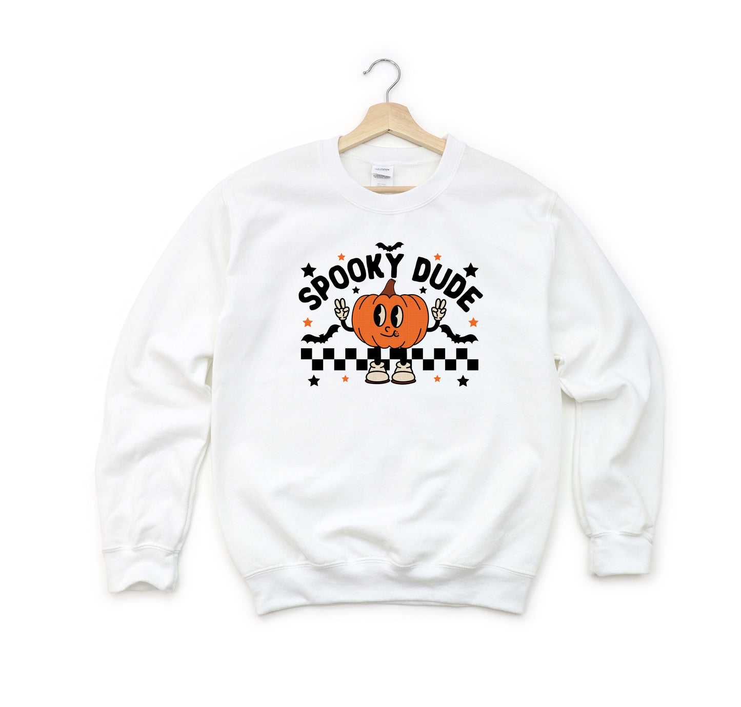 Spooky Dude Pumpkin | Youth Graphic Sweatshirt