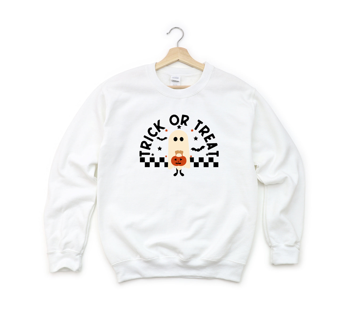 Trick Or Treat Ghost | Youth Graphic Sweatshirt