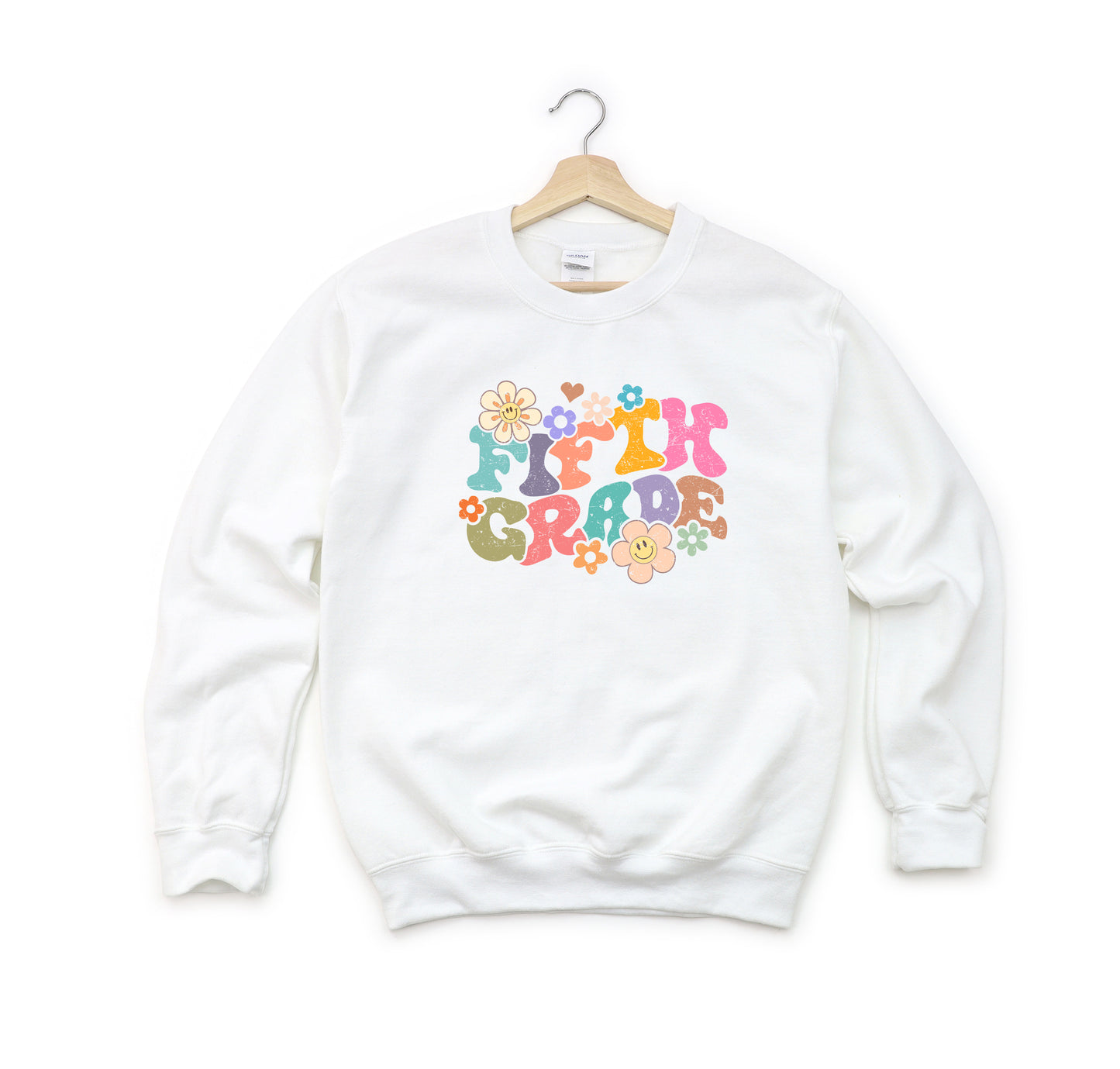 Fifth Grade Flowers | Youth Graphic Sweatshirt