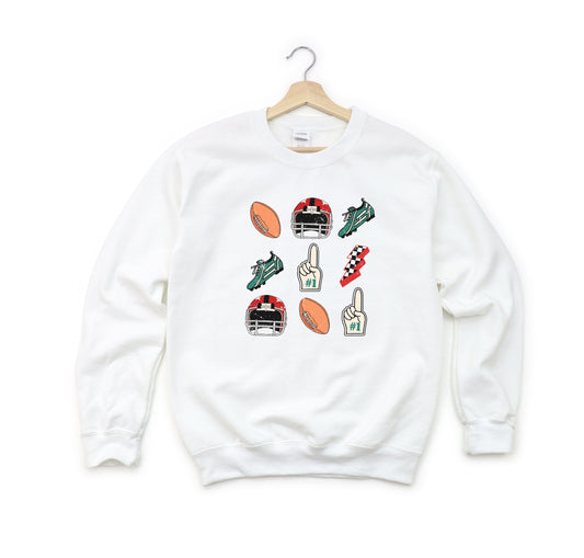 Football Collage | Youth Sweatshirt