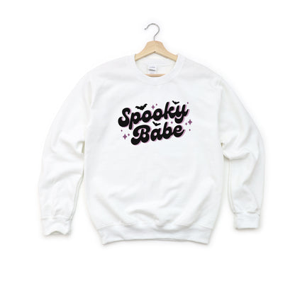 Spooky Babe Purple | Youth Graphic Sweatshirt