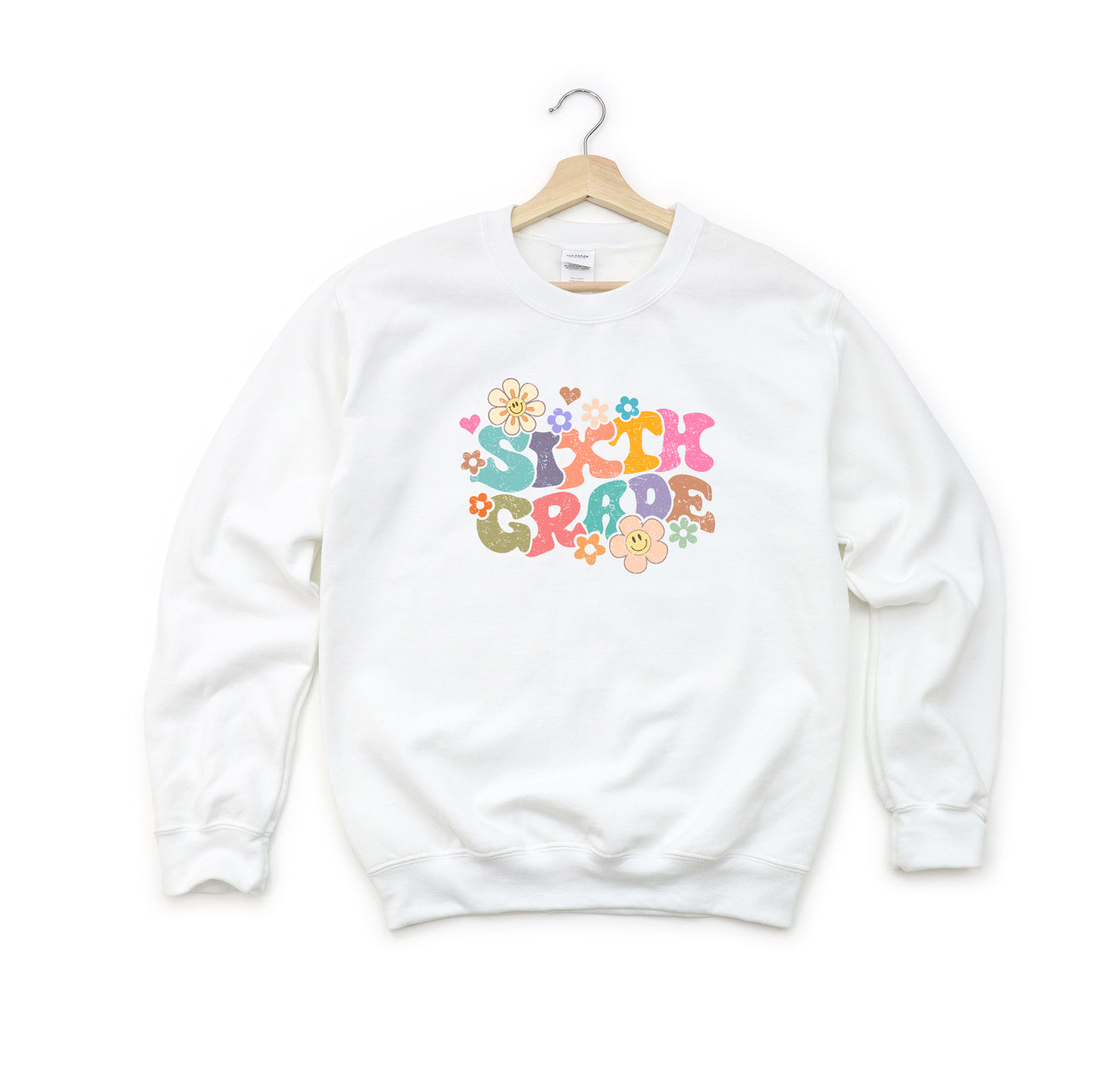 Sixth Grade Flowers | Youth Graphic Sweatshirt