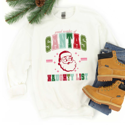 Member Of Santa's Naughty List | Youth Graphic Sweatshirt