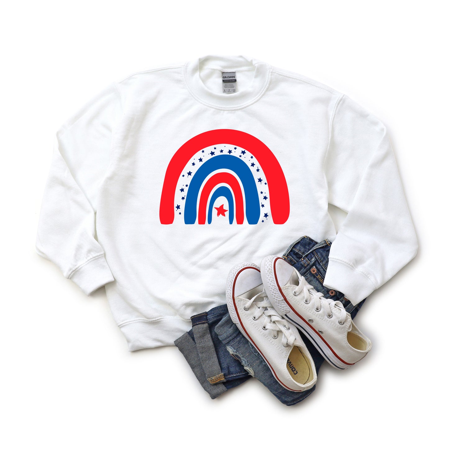 Patriotic Rainbow | Youth Sweatshirt