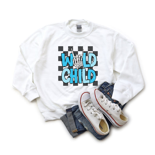Wild Child Retro | Youth Graphic Sweatshirt