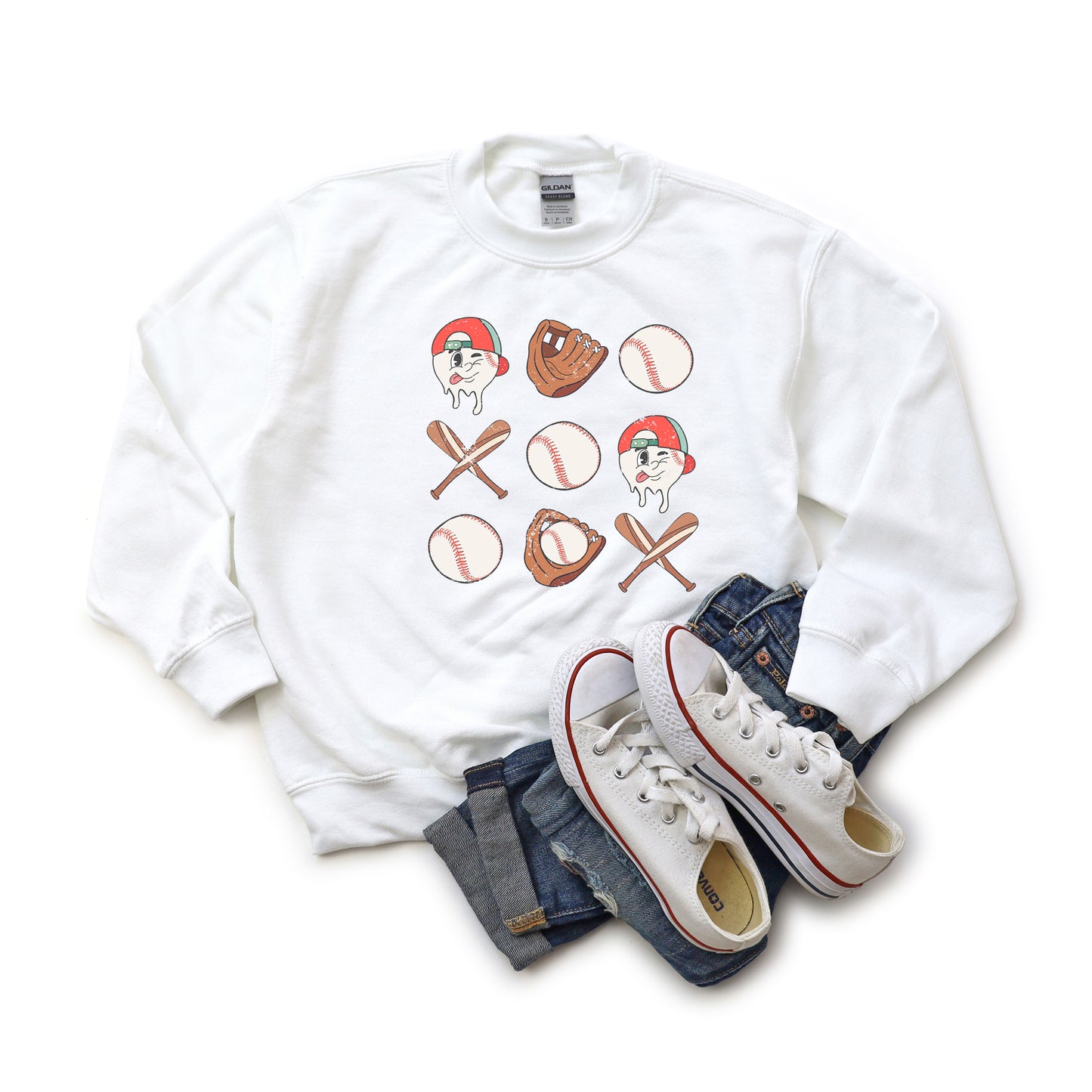 Baseball Collage | Youth Sweatshirt